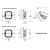 PHARE LED LAZER UTILITY-25 NOIR