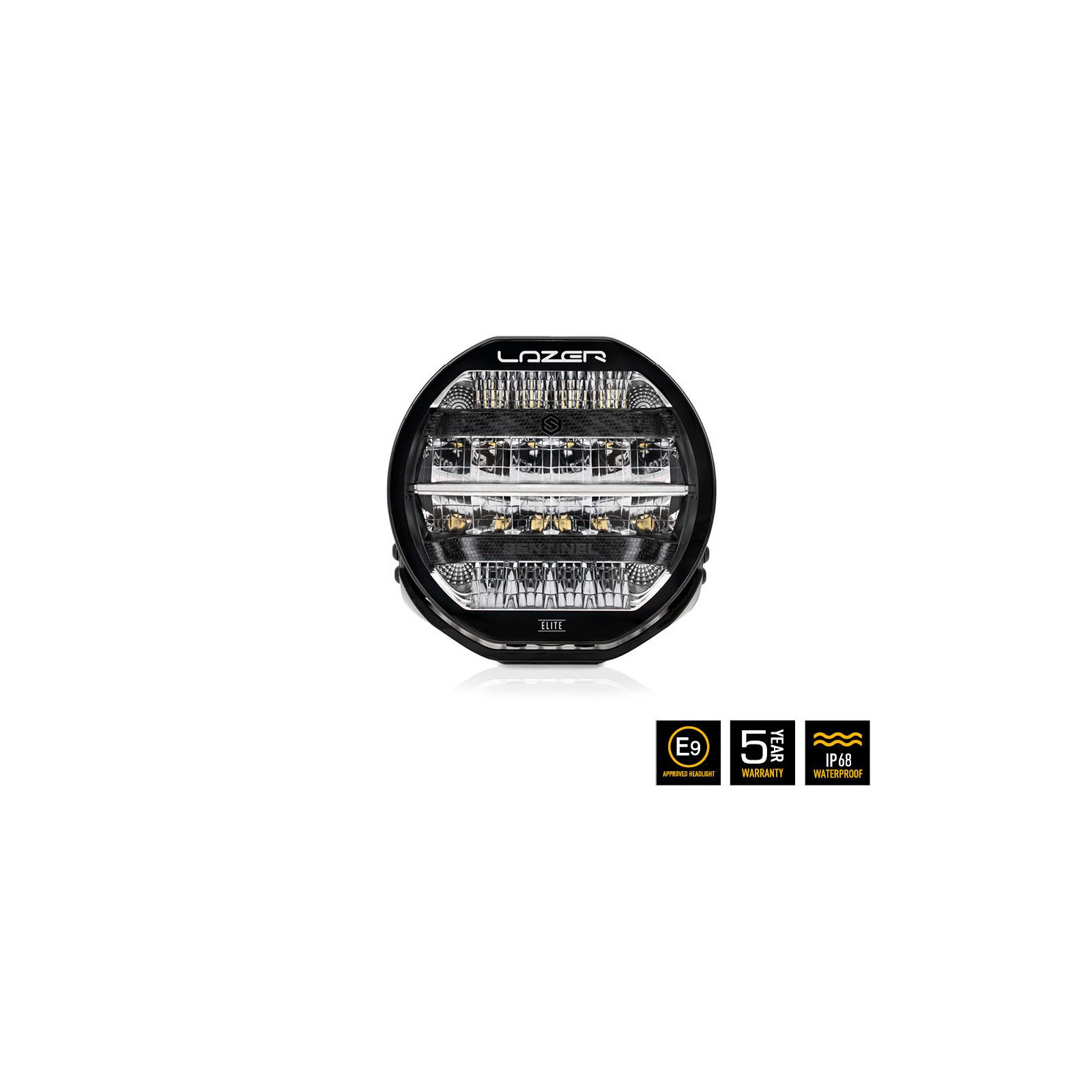 PHARE LED LAZER SENTINEL 9" ELITE - feux de position - 'slim' mount