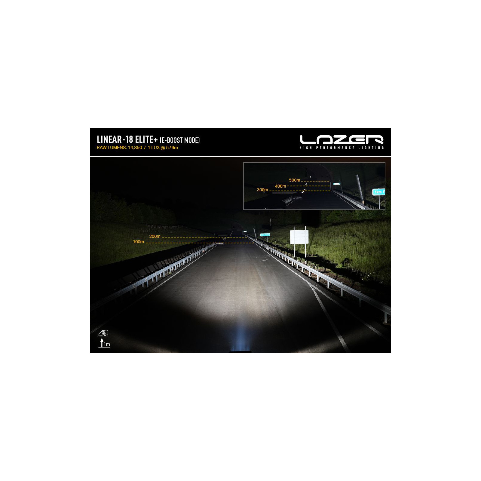 PHARE LED LAZER LINEAR 18 ELITE PLUS