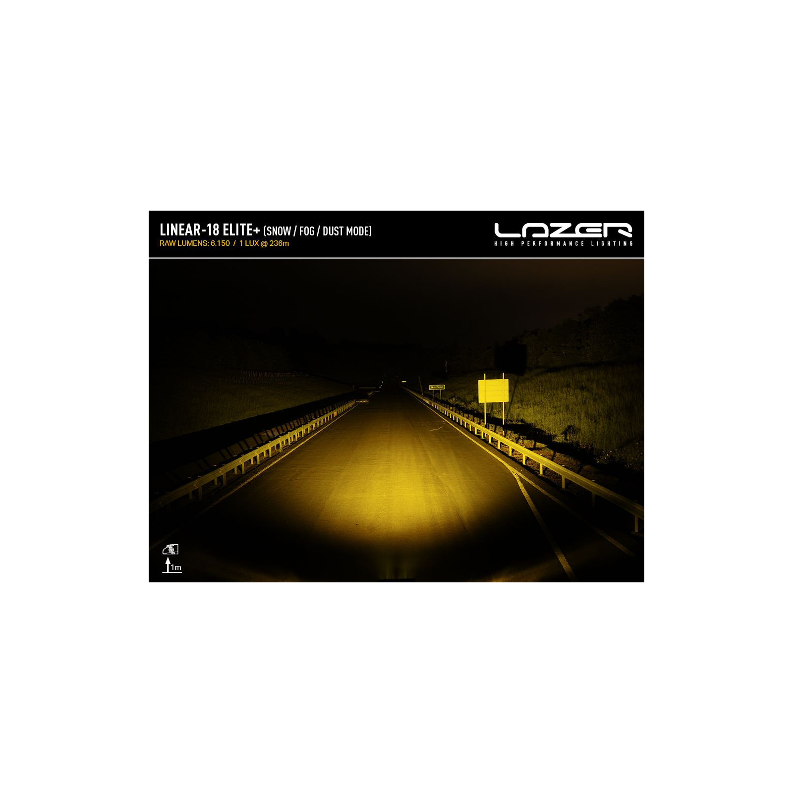 PHARE LED LAZER LINEAR 18 ELITE PLUS