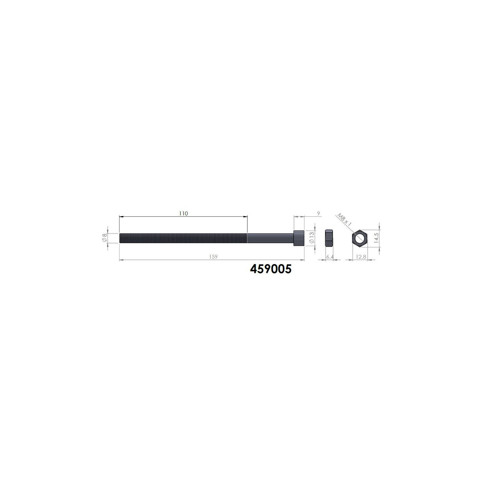 ETOQUIAU LAMES PEDDERS M8x150