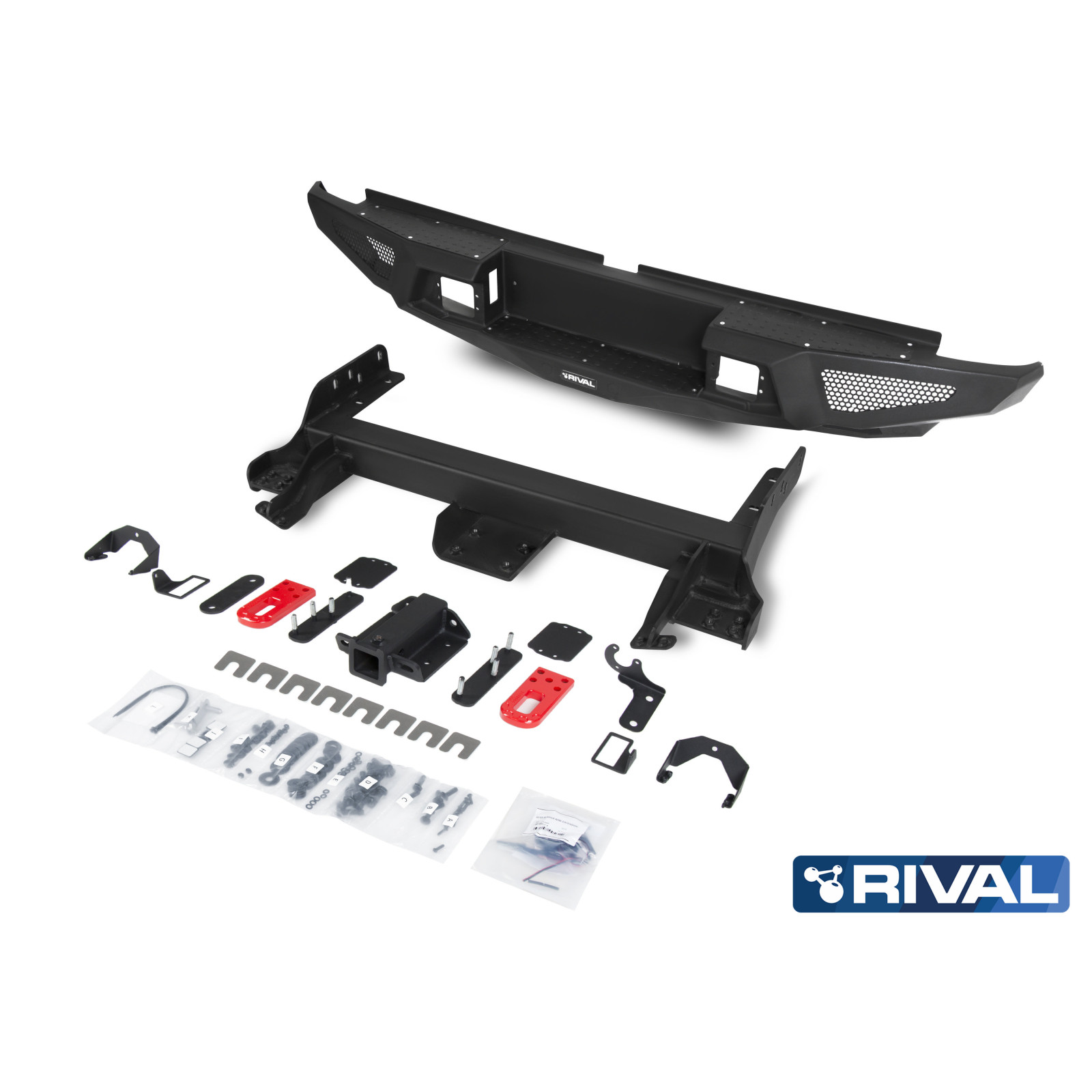 BUMPER REAR RIVAL MITSUBISHI L200 2019+ (USAGE COMPETITION)