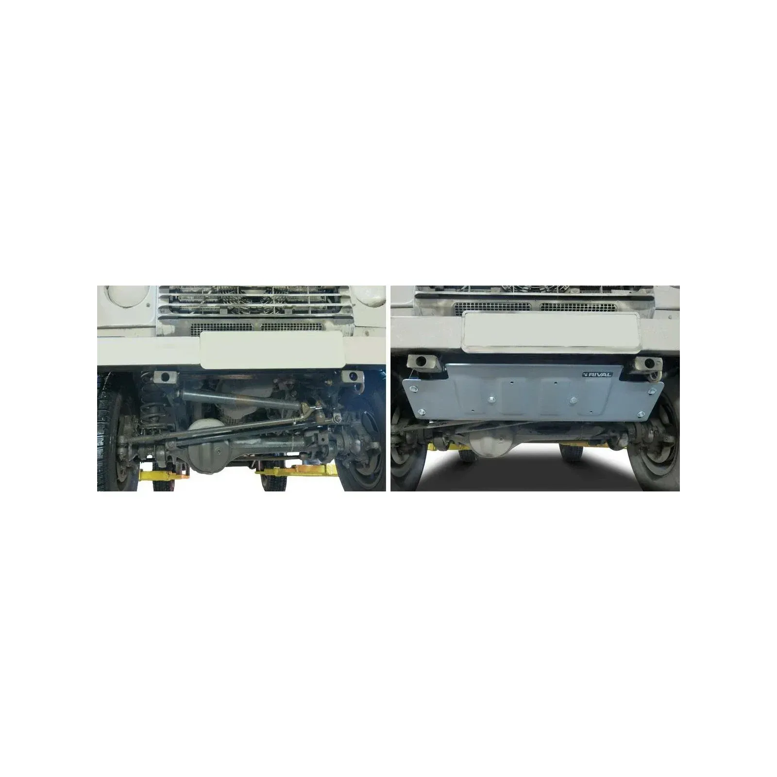 PLAQUE DE PROTECTION RIVAL BARRE DIRECTION DEFENDER 110  TD4 2007-201