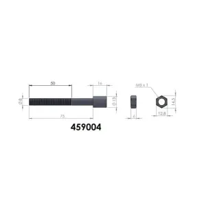 ETOQUIAU LAMES PEDDERS M8x75
