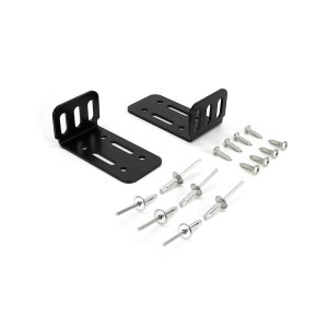 KIT MONTAGE PHARE SUR PLAQUE D'IMMATRICULATION - UNIVERSEL