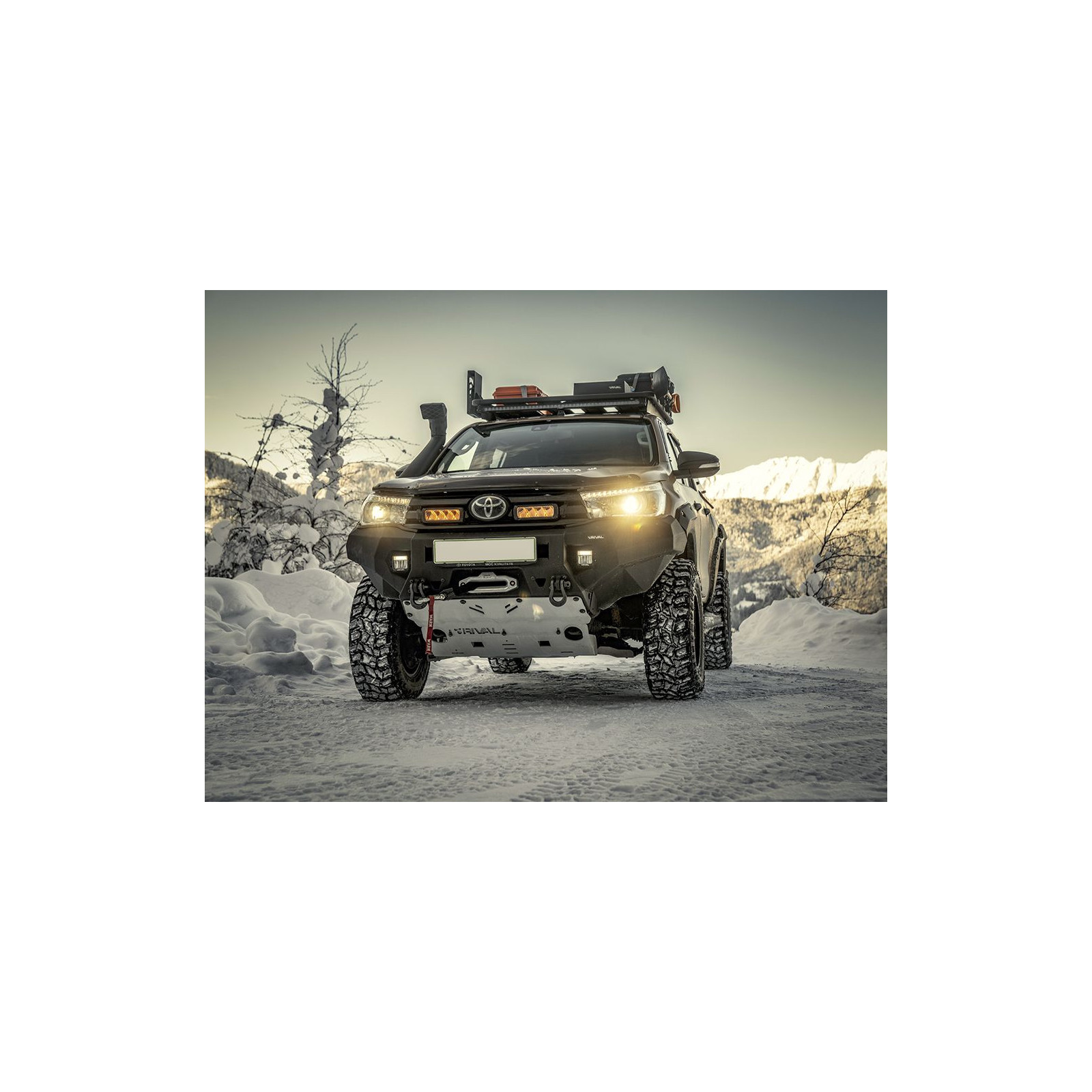 KIT MONTAGE RRR4 CALANDRE TOYOTA HILUX 2017+