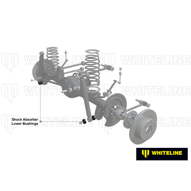 SILENTBLOC POLYURETHANE INFERIEUR AMORTISSEUR AR KDJ120