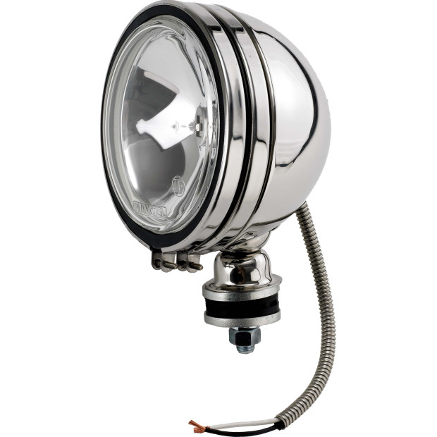PHARE OFF ROAD 5" INOX 12V 100W & CACHE (res.comp.)