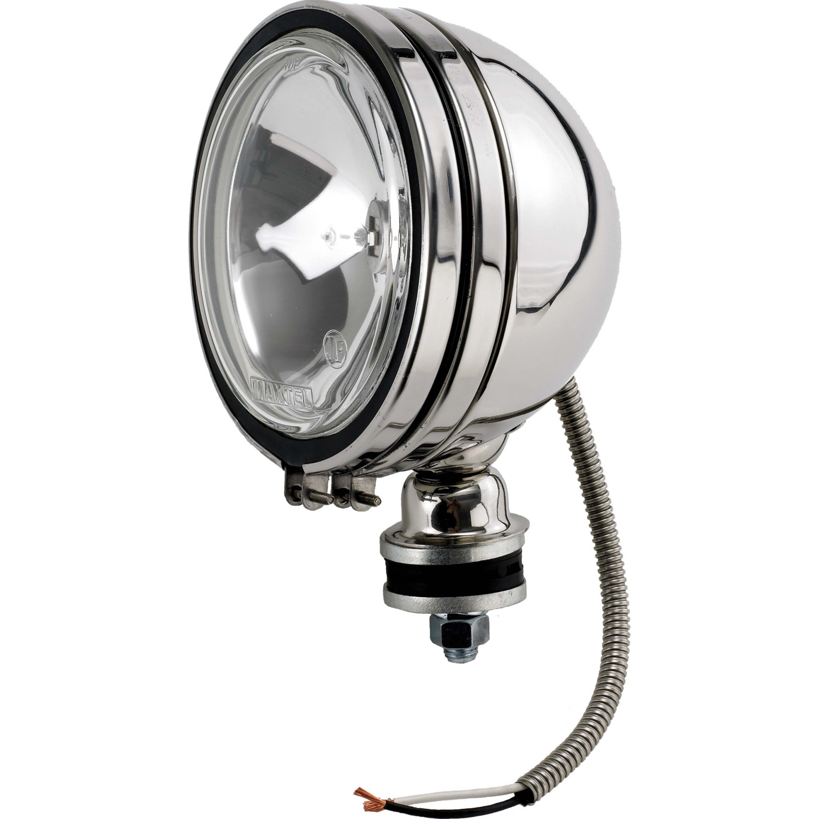 PHARE OFF ROAD 5" INOX 12V 100W & CACHE (res.comp.)