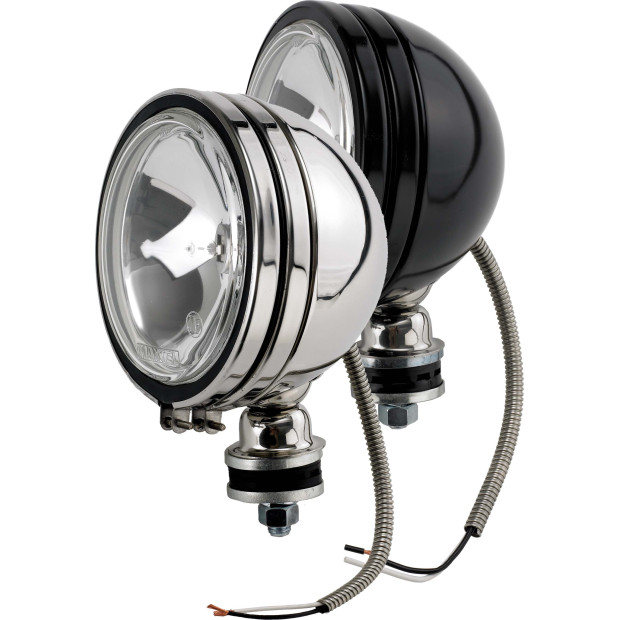 PHARE OFF ROAD 5" NOIR 12V 100W & CACHE (res.comp.)
