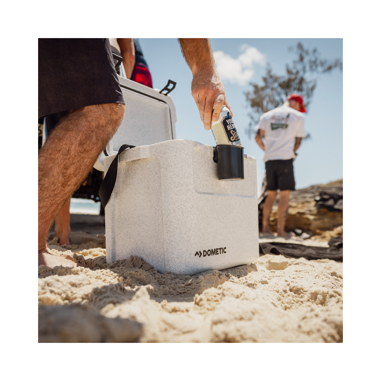 SUPPORT & PORTE CANNETTE POUR GLACIERE PATROL