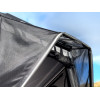 Avancée protection pluie et soleil James Baroud pour tente de toit Space M