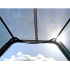 Avancée protection pluie et soleil James Baroud pour tente de toit Space M