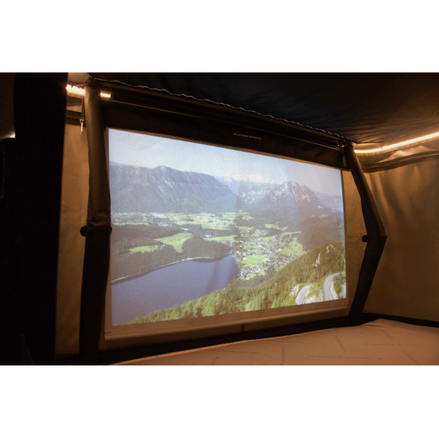 Ecran de projection intérieur de tente de toit James Baroud