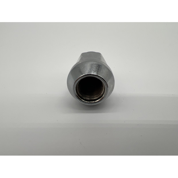 Ecrou de roue chromé 12x125 - Hex 19mm - Cône 60° - L35mm N4-Offroad