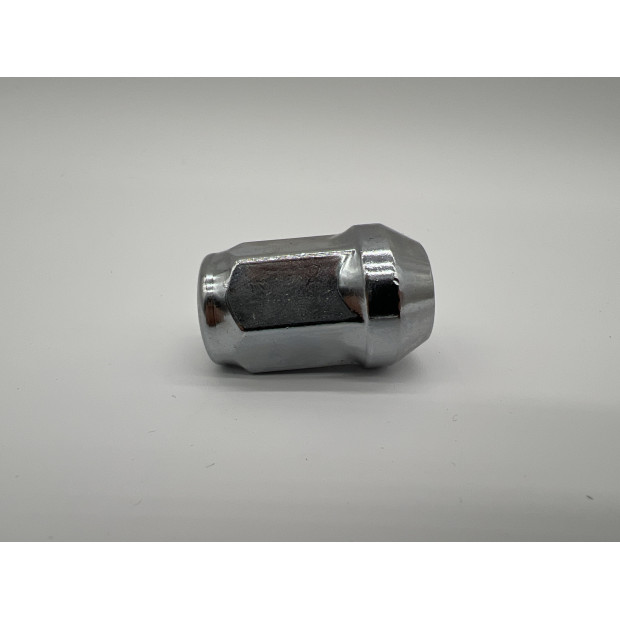 Ecrou de roue chromé 12x125 - Hex 19mm - Cône 60° - L35mm N4-Offroad
