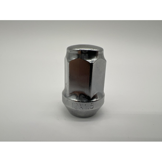Ecrou de roue chromé 12x150 - Hex 19mm - Cône 60° - L35mm N4-Offroad