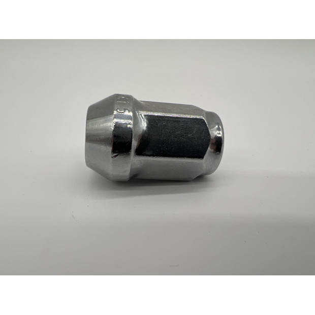 Ecrou de roue chromé 12x150 - Hex 19mm - Cône 60° - L35mm N4-Offroad