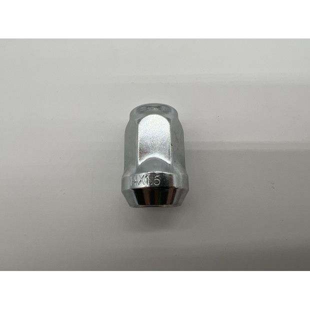 Ecrou de roue chromé 14x150 - Hex 19mm - Cône 60° - L35mm N4-Offroad