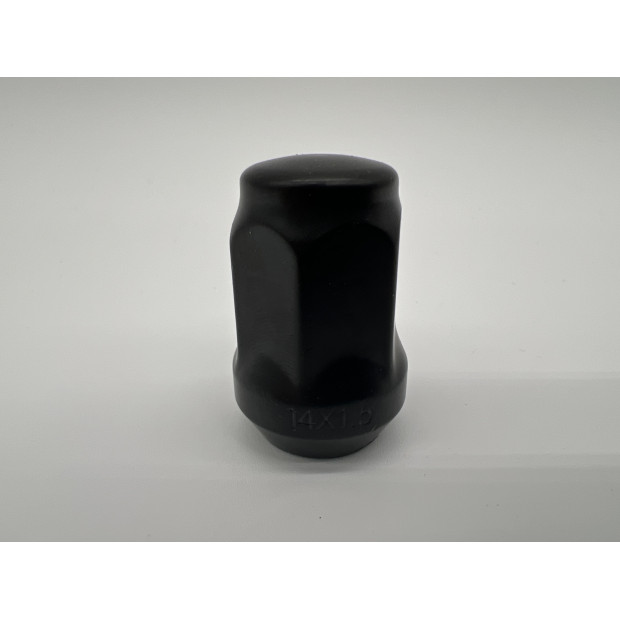 Ecrou de roue noir 14x150 - Hex 19mm - Cône 60° - L35mm N4-Offroad