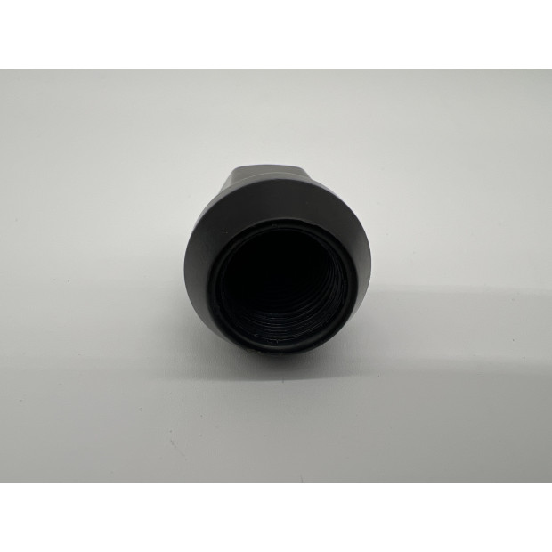 Ecrou de roue noir 14x150 - Hex 19mm - Cône 60° - L35mm N4-Offroad