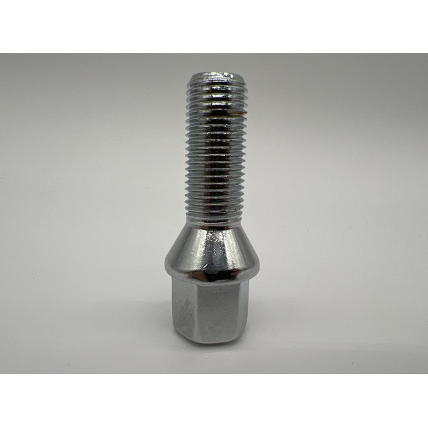 Goujon de roue chromé 14x150 - Hex 17mm - Cône 60° - L33mm N4-Offroad