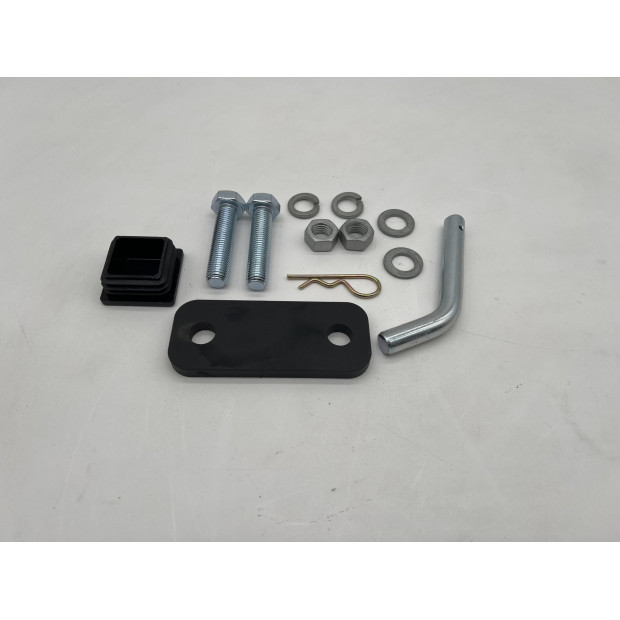 Entretoise homologuée carré 2" attelage plaque 4 trous N4-Offroad
