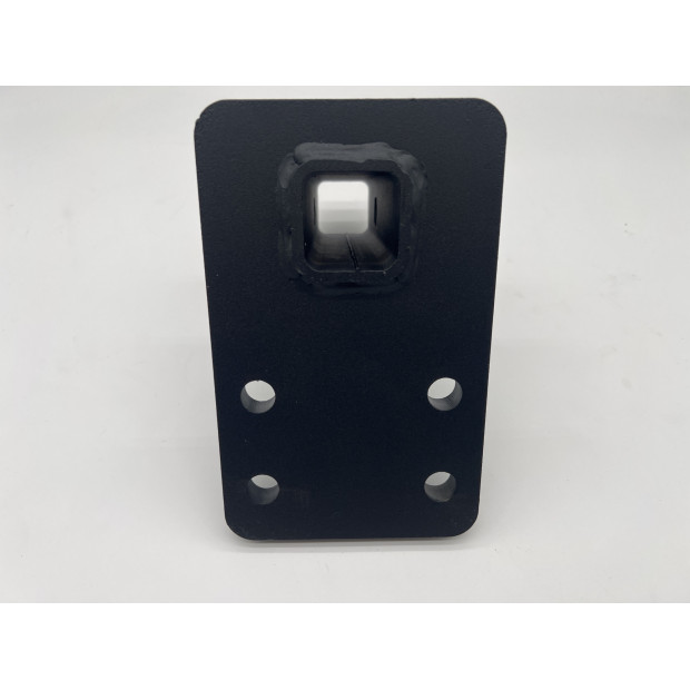 Entretoise homologuée carré 2" attelage plaque 4 trous N4-Offroad