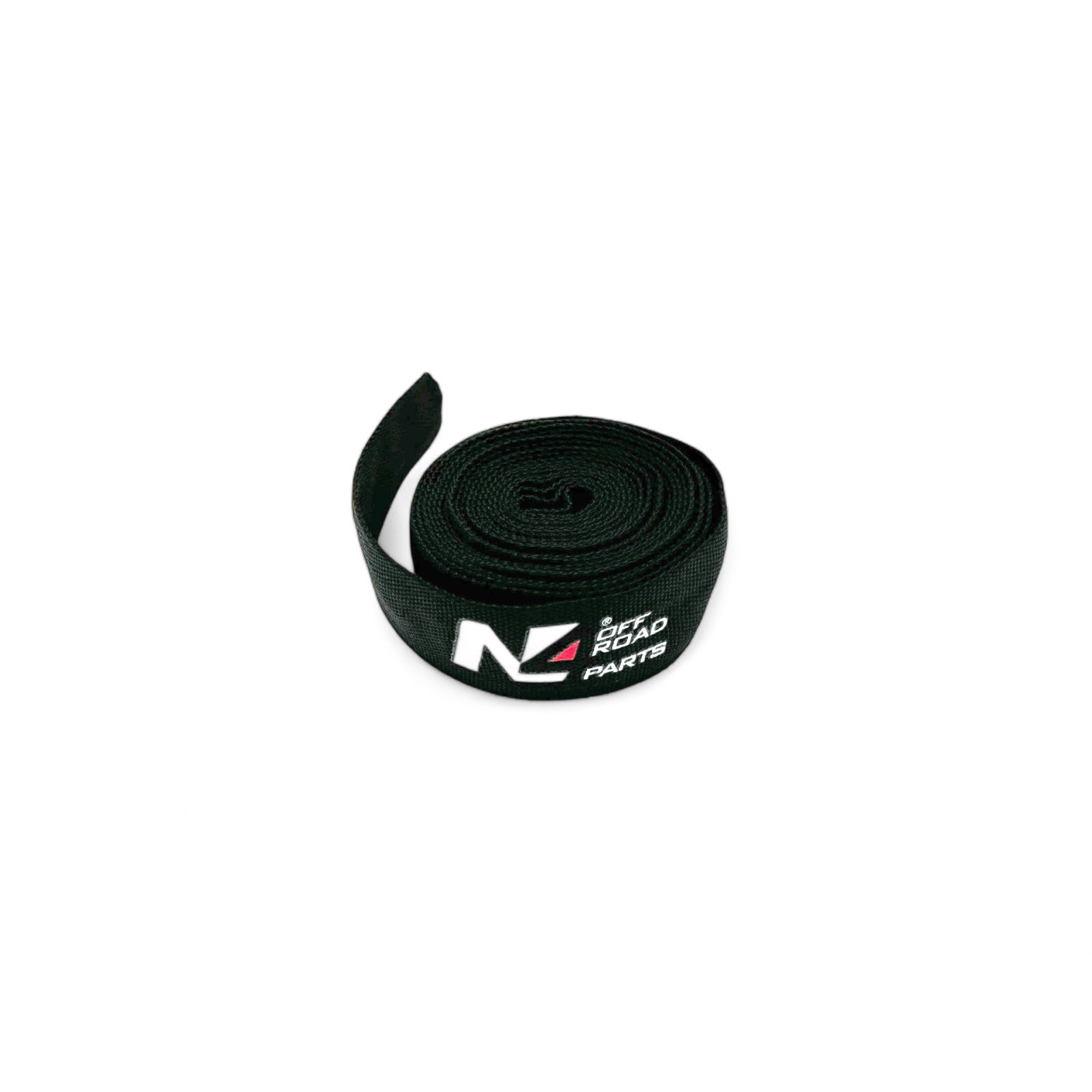Protection de corde synthétique coté crochet de treuil noire 12mm x 3M N4-Offroad
