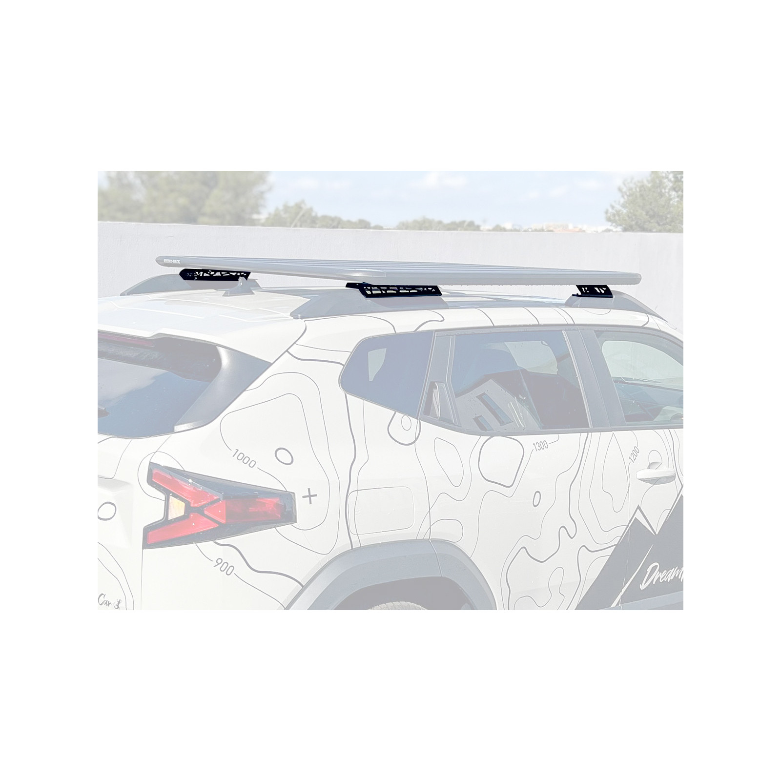 Kit fixation N4-Offroad pour installation galerie Rhino Rack sur Dacia Duster 2024+