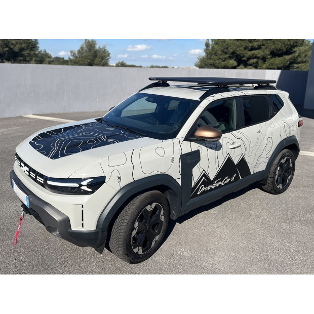 Kit fixation N4-Offroad pour installation galerie Rhino Rack sur Dacia Duster 2024+
