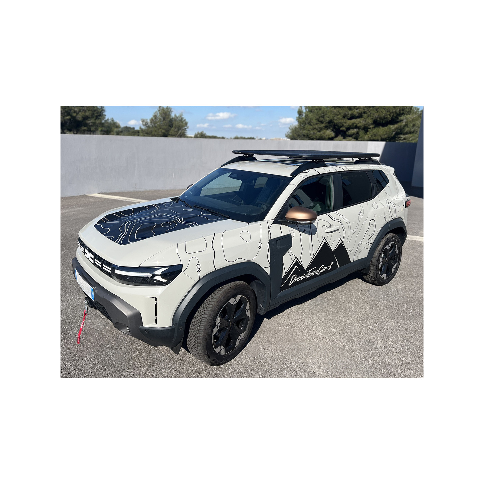 Kit fixation N4-Offroad pour installation galerie Rhino Rack sur Dacia Duster 2024+