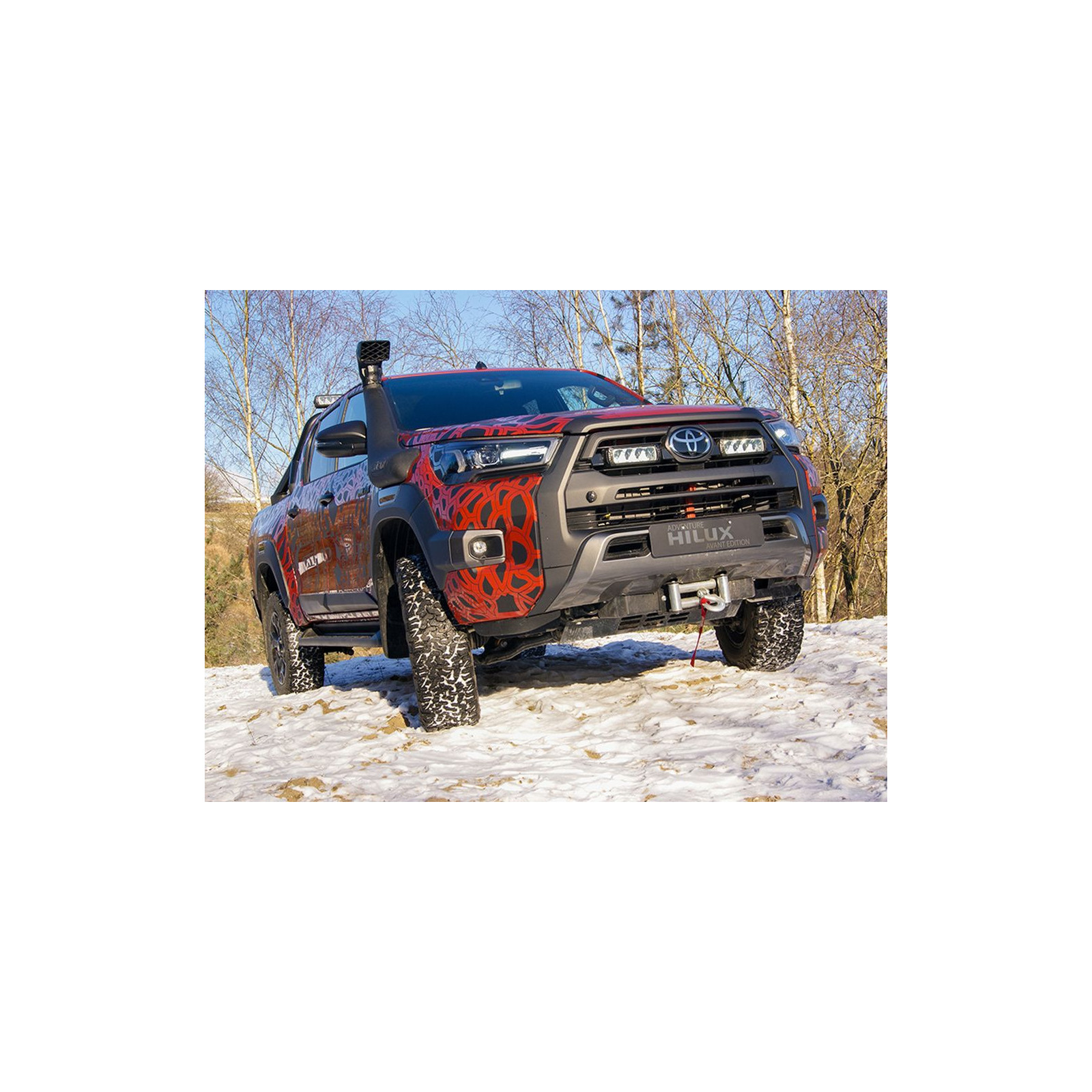 KIT MONTAGE RRR4 CALANDRE TOYOTA HILUX INVINCIBLE 2021+
