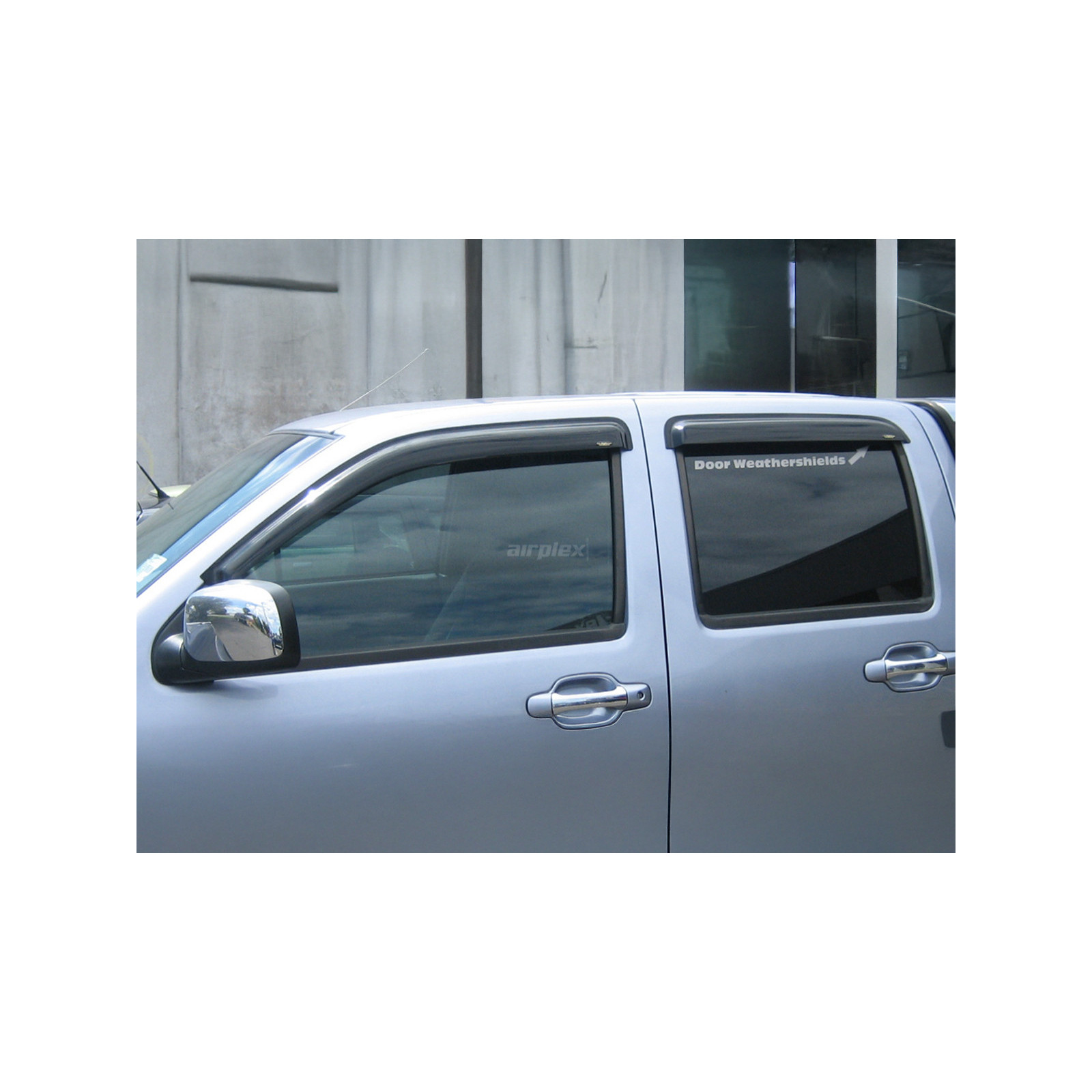 Jeu 4 déflecteurs vitre avant et arrière Isuzu Dmax 2007-2011