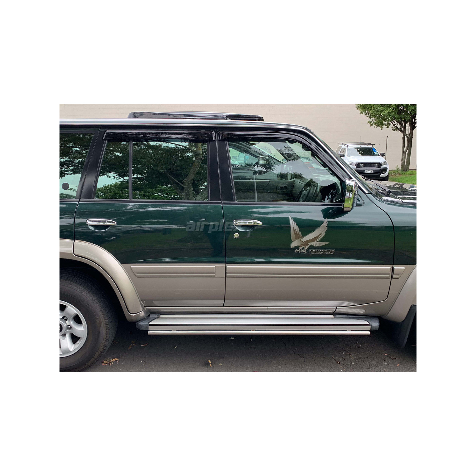 Jeu 4 déflecteurs vitre avant et arrière Nissan Patrol GR Y61