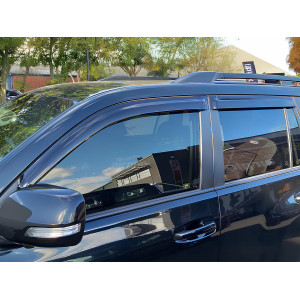 Jeu 4 déflecteurs vitre avant et arrière Toyota KDJ15 GDJ15