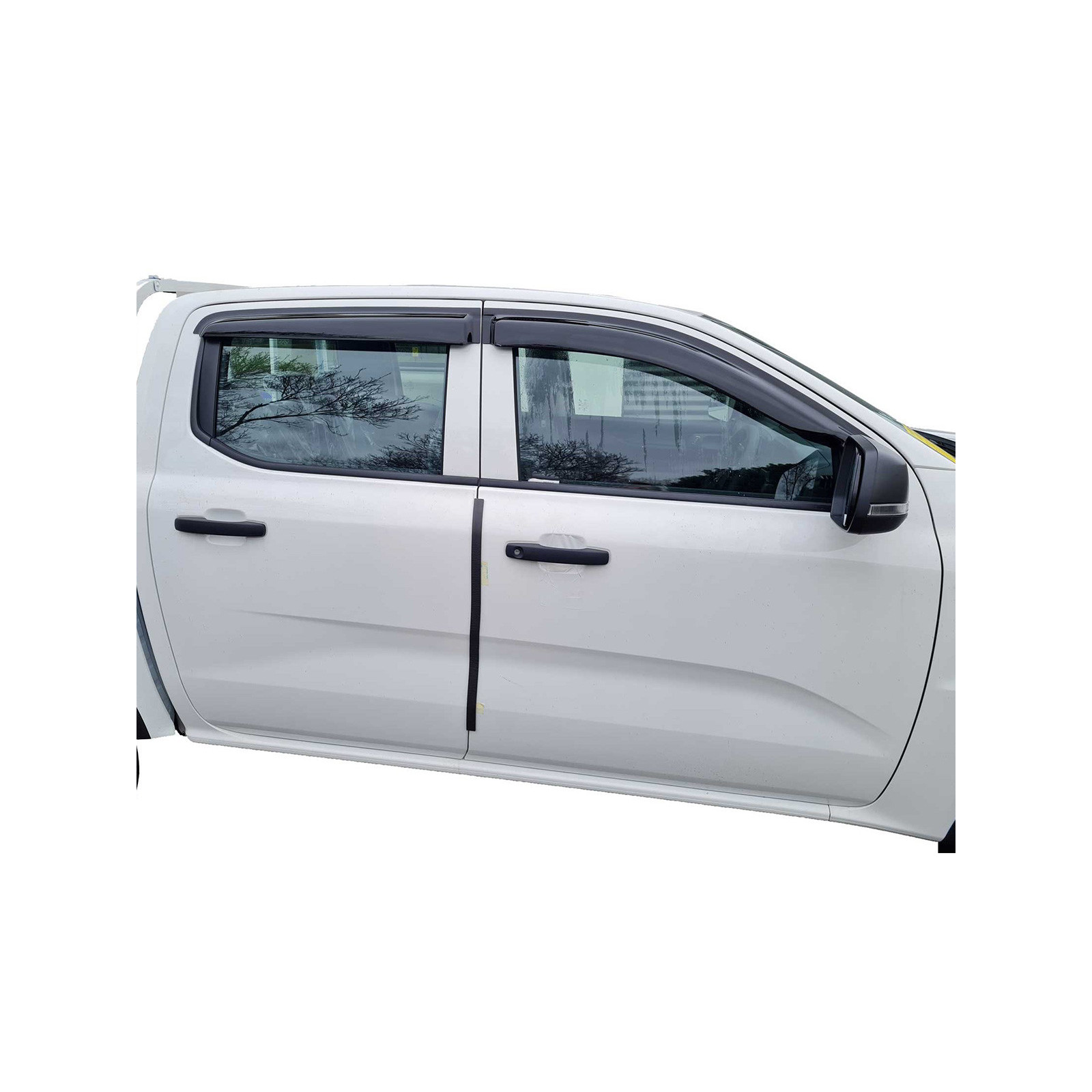 Jeu 4 déflecteurs vitre avant et arrière Ford Ranger T6 T7 T8