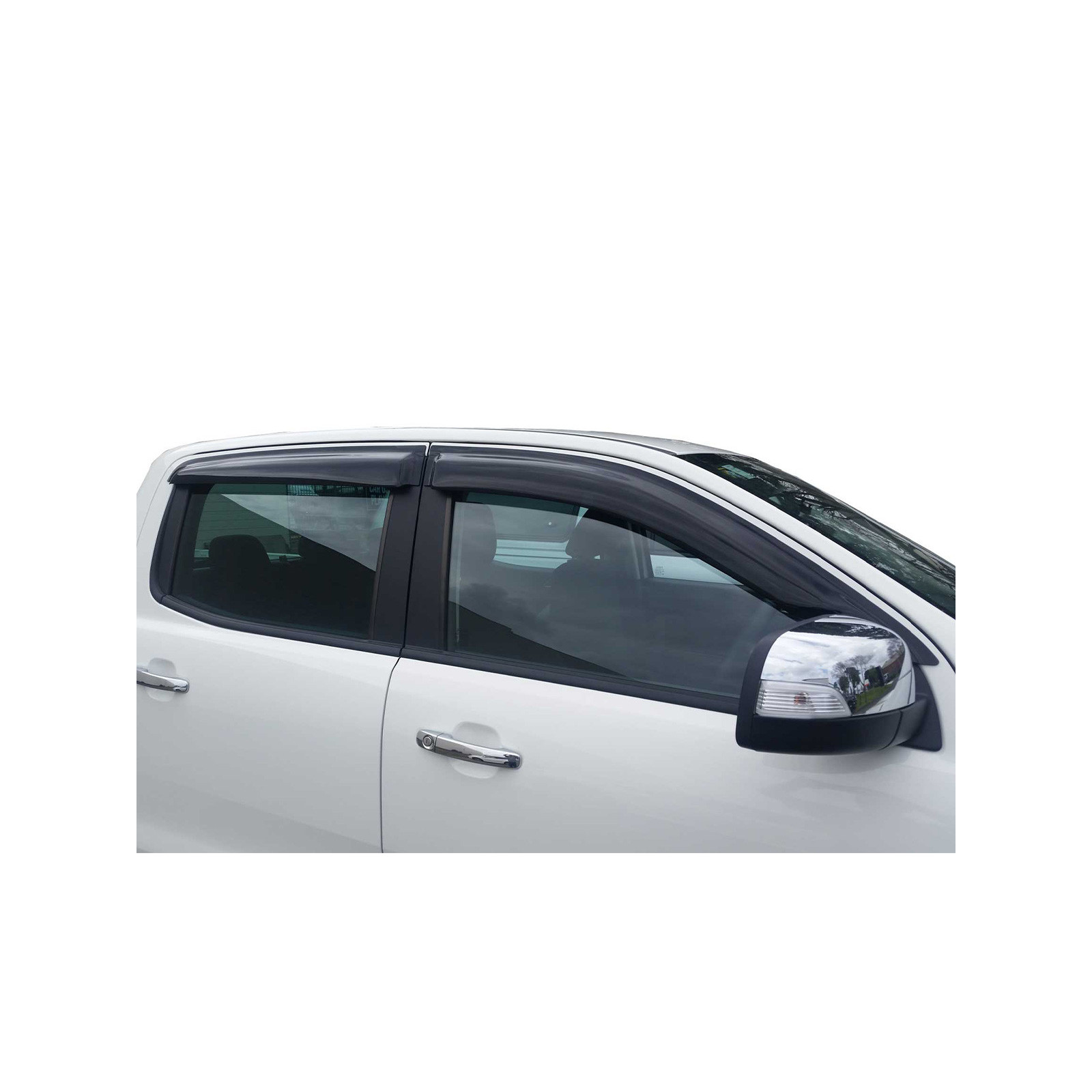 Jeu 4 déflecteurs vitre avant et arrière Ford Ranger T6 T7 T8