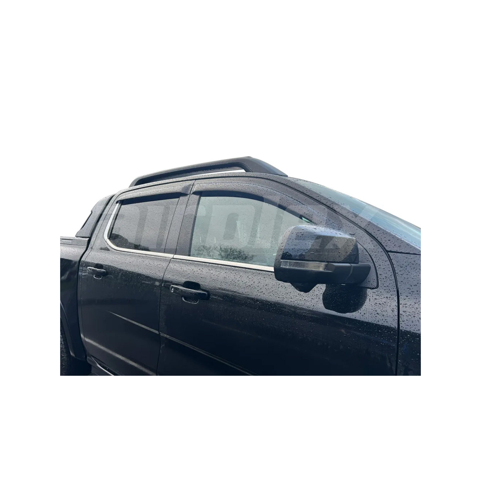 Jeu 4 déflecteurs vitre teintés avant et arrière Ford Ranger T9 VW Amarok