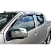 Jeu 4 déflecteurs vitre avant arrière Isuzu Dmax 2012-2020
