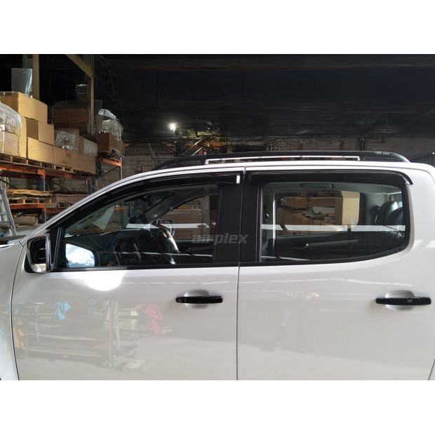 Jeu 4 déflecteurs vitre avant arrière Isuzu Dmax 2012-2020