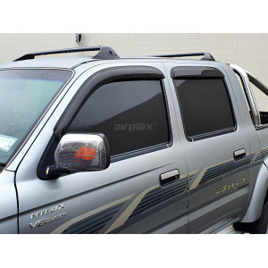 Jeu 4 déflecteurs vitre avant et arrière Toyota Hilux 1998-2004