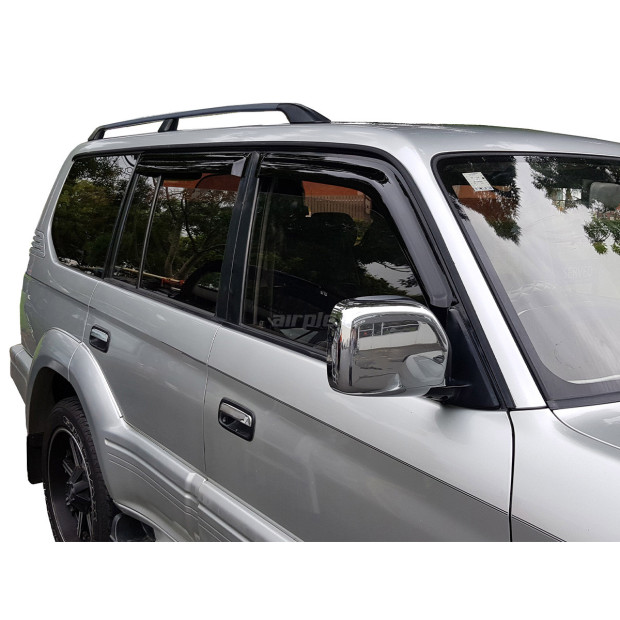 Jeu 4 déflecteurs vitre avant et arrière Toyota KZJ95 KDJ95