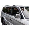 Jeu 4 déflecteurs vitre avant et arrière Toyota KZJ95 KDJ95