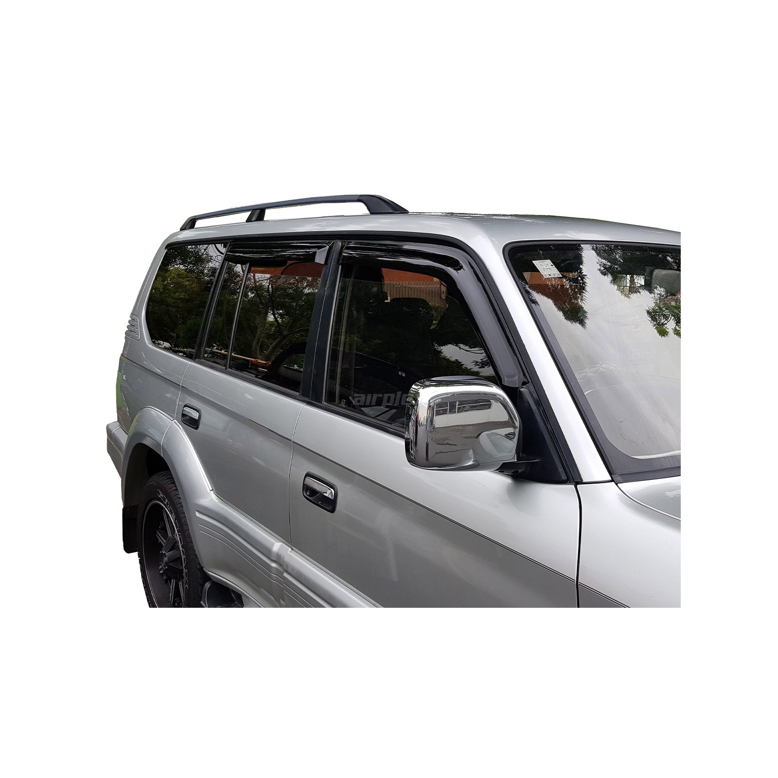 Jeu 4 déflecteurs vitre avant et arrière Toyota KZJ95 KDJ95