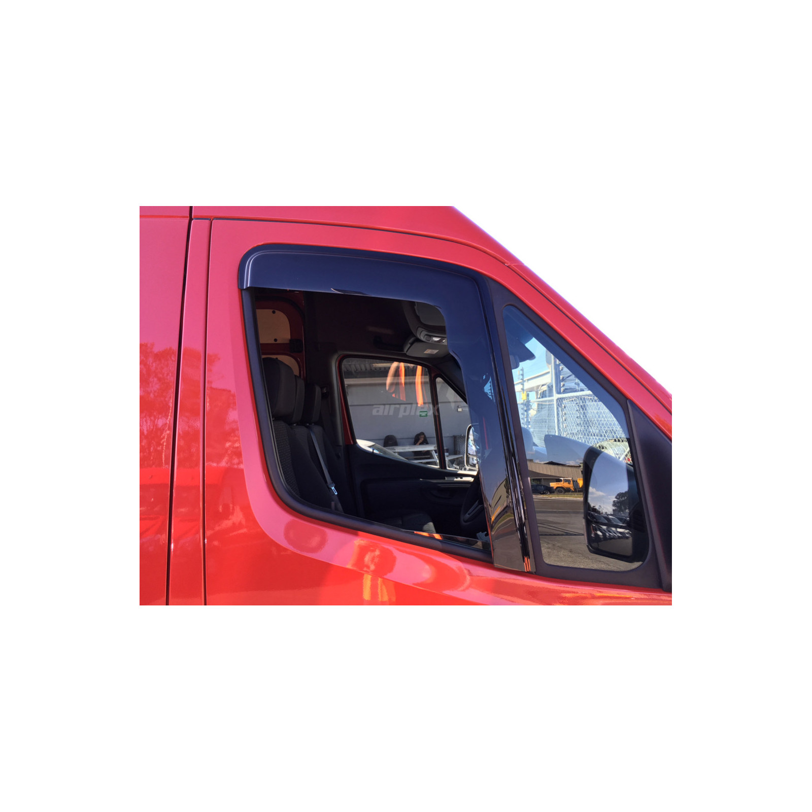 Jeu 2 déflecteurs de vitre avant Sprinter W907 - montage collé