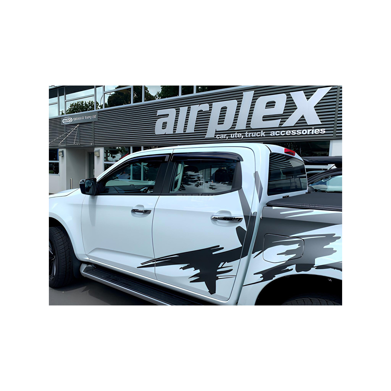 Jeu 4 déflecteurs vitre avant et arrière Isuzu Dmax N57 N60 2020+