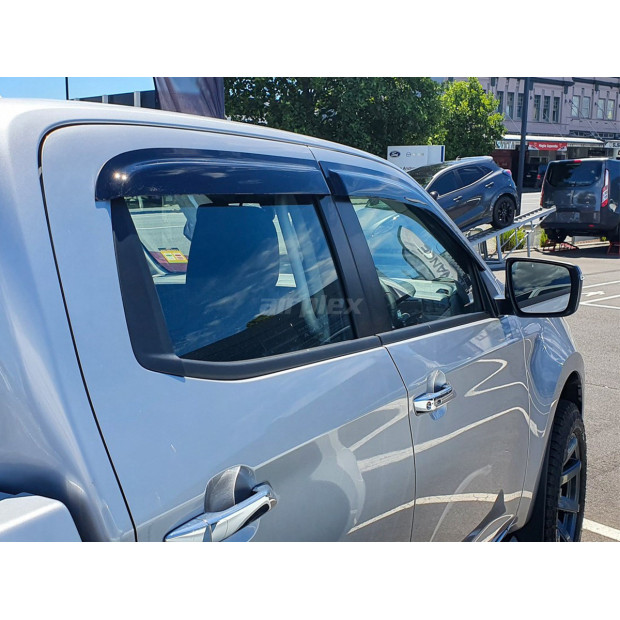 Jeu 4 déflecteurs vitre avant et arrière Isuzu Dmax N57 N60 2020+