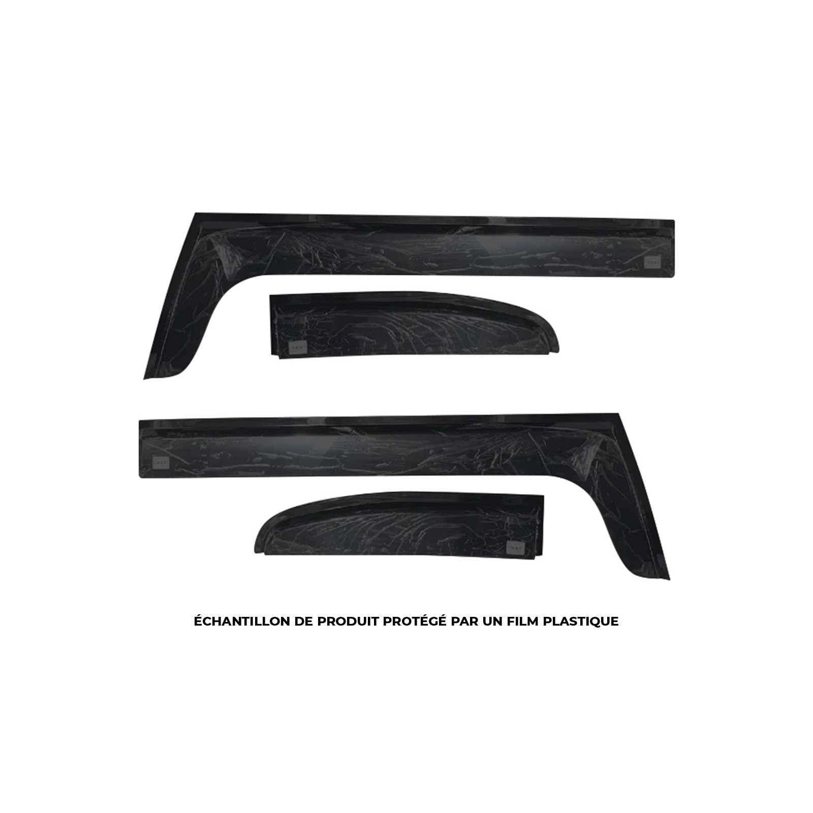 Jeu 4 déflecteurs vitre avant et arrière Toyota FJ Cruiser