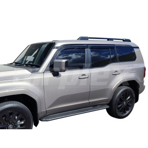 Jeu 4 déflecteurs vitre avant et arrière Toyota Land Cruiser 250 GDJ250
